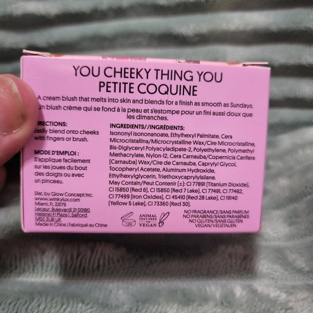 NIB Winky Lux Cheeky Rose Cream Blush | Shade Tea Time | New in Box - Picture 2 of 4